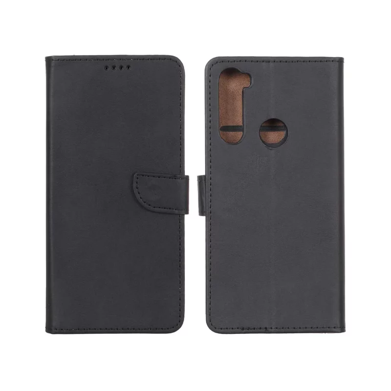 کیف چرمی موبایل مگنتی Xiaomi Redmi Note 8 - مشکی - تصویر 2