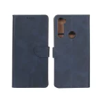 کیف چرمی موبایل مگنتی Xiaomi Redmi Note 8 - سرمه ای