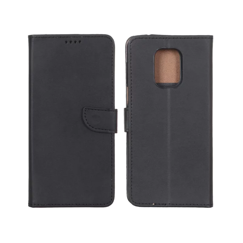 کیف چرمی موبایل مگنتی Xiaomi Redmi Note 9S / Redmi Note 9 Pro / Redmi Note 9 Pro Max - مشکی - تصویر 2