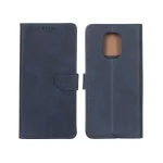 کیف چرمی موبایل مگنتی Xiaomi Redmi Note 9S / Redmi Note 9 Pro / Redmi Note 9 Pro Max - سرمه ای