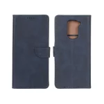 کیف چرمی موبایل مگنتی Xiaomi Redmi Note 9 / Redmi 10X 5G / Redmi 10X Pro 5G - سرمه ای