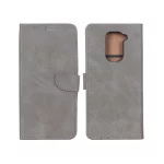 کیف چرمی موبایل مگنتی Xiaomi Redmi Note 9 / Redmi 10X 5G / Redmi 10X Pro 5G - خاکستری
