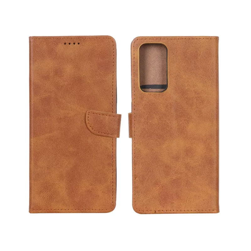 کیف چرمی موبایل مگنتی Xiaomi Redmi Note 12S / Xiaomi Redmi Note 11 4G / Redmi Note 11S - عسلی - تصویر 2