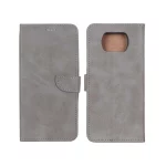 کیف چرمی موبایل مگنتی Xiaomi Poco X3 / Poco X3 Pro / Poco X3 NFC - خاکستری