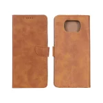 کیف چرمی موبایل مگنتی Xiaomi Poco X3 / Poco X3 Pro / Poco X3 NFC - عسلی