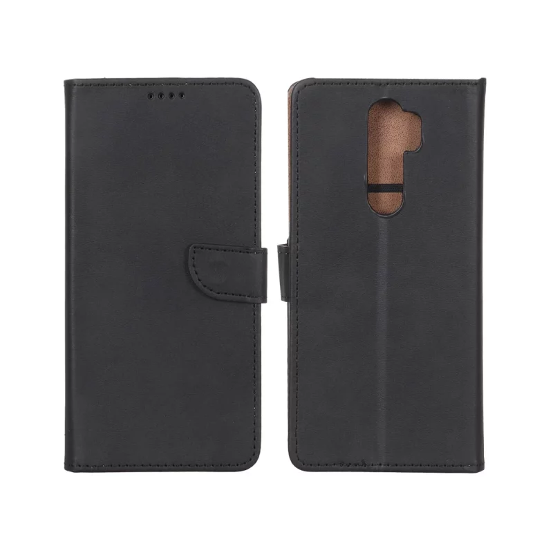 کیف چرمی موبایل مگنتی Xiaomi Redmi Note 8 Pro - مشکی - تصویر 2