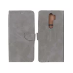 کیف چرمی موبایل مگنتی Xiaomi Redmi Note 8 Pro - خاکستری