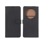 کیف چرمی موبایل مگنتی Xiaomi Redmi 14C / Redmi A4 / Poco C75 - مشکی