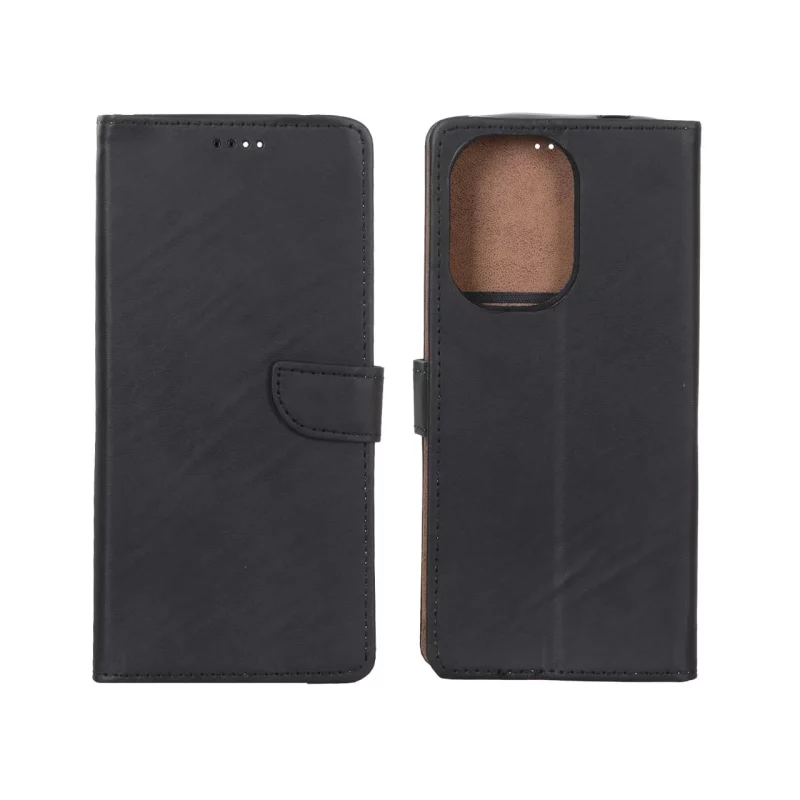 کیف چرمی موبایل مگنتی Xiaomi Redmi A5 / Poco C71 - مشکی - تصویر 2