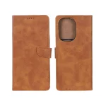 کیف چرمی موبایل مگنتی Xiaomi Redmi A5 / Poco C71 - عسلی