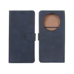 کیف چرمی موبایل مگنتی Xiaomi Redmi A3 / A3x / Poco C61 - سرمه ای