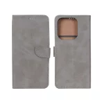 کیف چرمی موبایل مگنتی Xiaomi Redmi Note 14 4G - خاکستری