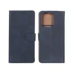 کیف چرمی موبایل مگنتی Xiaomi Redmi Note 13 4G - سرمه ای