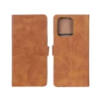 کیف چرمی موبایل مگنتی Xiaomi Redmi Note 13 4G - عسلی