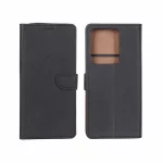 کیف چرمی موبایل مگنتی Xiaomi Redmi Note 14S / Note 13 Pro 4G / Poco M6 Pro 4G - مشکی