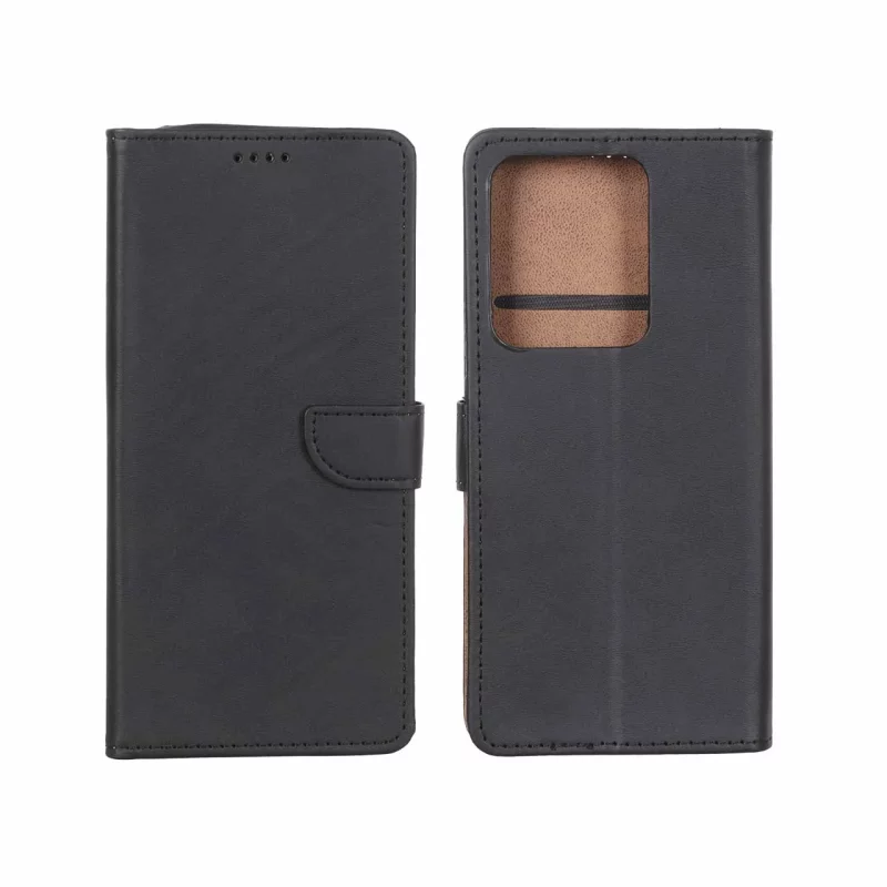 کیف چرمی موبایل مگنتی Xiaomi Redmi Note 14S / Note 13 Pro 4G / Poco M6 Pro 4G - مشکی - تصویر 2