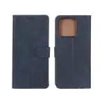 کیف چرمی موبایل مگنتی Xiaomi Redmi 10C / Redmi 10 Power / Poco C40 - سرمه ای