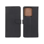 کیف چرمی موبایل مگنتی Xiaomi Redmi 15C / Poco C85 - مشکی