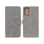 کیف چرمی موبایل مگنتی Xiaomi Poco M3 / Redmi 9T 4G - خاکستری