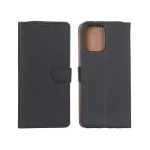 کیف چرمی موبایل مگنتی Xiaomi Redmi 12 / Poco M6 Pro 5G - مشکی