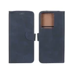 کیف چرمی موبایل مگنتی Xiaomi Redmi 13X / Redmi 13 4G / Poco M6 4G - سرمه ای