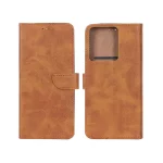 کیف چرمی موبایل مگنتی Xiaomi Redmi 13X / Redmi 13 4G / Poco M6 4G - عسلی