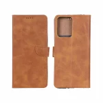 کیف چرمی موبایل مگنتی Xiaomi Redmi Note 12 4G - عسلی