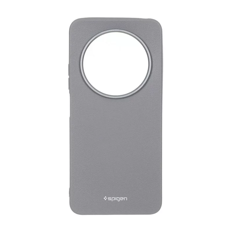 قاب Texture لوگودار Spigen مدل Xiaomi Redmi 14C / Redmi A4 / Poco C75 - طوسی - تصویر 2
