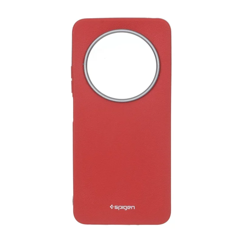 قاب Texture لوگودار Spigen مدل Xiaomi Redmi 14C / Redmi A4 / Poco C75 - قرمز - تصویر 2