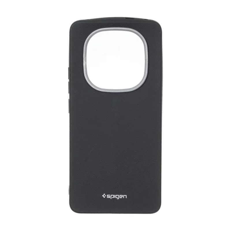 قاب Texture لوگودار Spigen مدل Xiaomi Redmi Note 14 Pro 5G / Redmi Note 14 Pro Plus 5G / Poco X7 5G - مشکی - تصویر 2