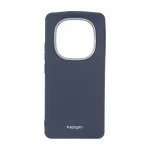 قاب Texture لوگودار Spigen مدل Xiaomi Redmi Note 14 Pro 5G / Redmi Note 14 Pro Plus 5G / Poco X7 5G - سرمه ای
