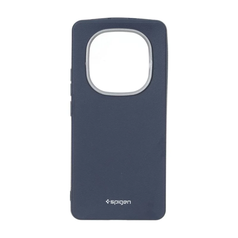 قاب Texture لوگودار Spigen مدل Xiaomi Redmi Note 14 Pro 5G / Redmi Note 14 Pro Plus 5G / Poco X7 5G - سرمه ای - تصویر 2