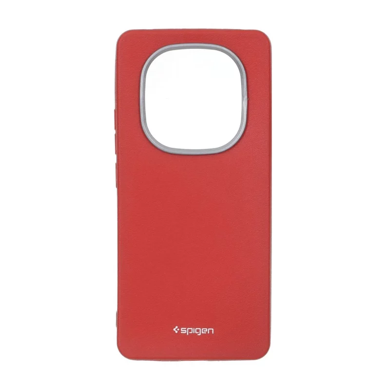 قاب Texture لوگودار Spigen مدل Xiaomi Redmi Note 14 Pro 5G / Redmi Note 14 Pro Plus 5G / Poco X7 5G - قرمز - تصویر 2