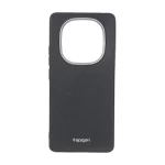 قاب Texture لوگودار Spigen مدل Xiaomi Redmi Note 14 Pro 4G - مشکی
