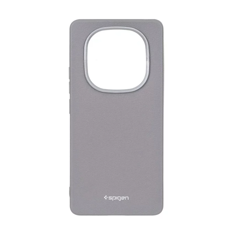 قاب Texture لوگودار Spigen مدل Xiaomi Redmi Note 14 Pro 4G - طوسی - تصویر 2