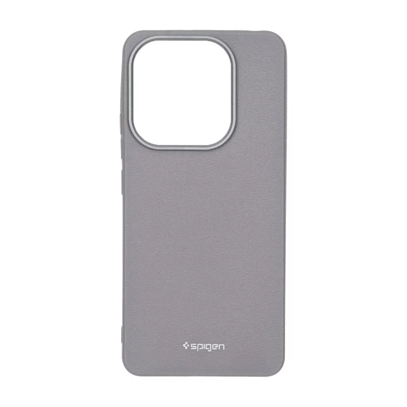 قاب Texture لوگودار Spigen مدل Xiaomi Redmi Note 14 4G - طوسی - تصویر 2