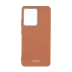 قاب Texture لوگودار Spigen مدل Xiaomi Poco X7 Pro - کاراملی