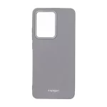 قاب Texture لوگودار Spigen مدل Xiaomi Poco X7 Pro - طوسی