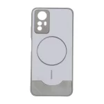 قاب Line Case جیر MagSafe فلزی محافظ لنزدار Xiaomi Redmi Note 12S - طوسی
