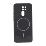 قاب Line Case جیر MagSafe فلزی محافظ لنزدار Xiaomi Redmi 9 / Redmi 9 Prime / Poco M2 - مشکی