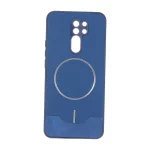 قاب Line Case جیر MagSafe فلزی محافظ لنزدار Xiaomi Redmi 9 / Redmi 9 Prime / Poco M2 - سرمه ای