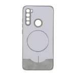 قاب Line Case جیر MagSafe فلزی محافظ لنزدار Xiaomi Redmi Note 8 - طوسی