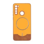 قاب Line Case جیر MagSafe فلزی محافظ لنزدار Xiaomi Redmi Note 8 - نارنجی
