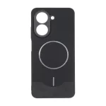 قاب Line Case جیر MagSafe فلزی محافظ لنزدار Xiaomi Redmi A5 / Poco C71 - مشکی