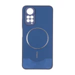 قاب Line Case جیر MagSafe فلزی محافظ لنزدار Xiaomi Redmi Note 11 4G / Redmi Note 11S - سرمه ای