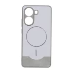 قاب Line Case جیر MagSafe فلزی محافظ لنزدار Xiaomi Poco X7 Pro - طوسی