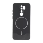قاب Line Case جیر MagSafe فلزی محافظ لنزدار Xiaomi Redmi Note 8 Pro - مشکی