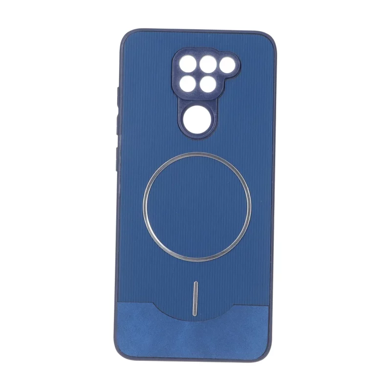 قاب Line Case جیر MagSafe فلزی محافظ لنزدار Xiaomi Redmi Note 9 / Redmi 10X 5G / Redmi 10X Pro 5G - سرمه ای - تصویر 2