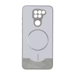 قاب Line Case جیر MagSafe فلزی محافظ لنزدار Xiaomi Redmi Note 9 / Redmi 10X 5G / Redmi 10X Pro 5G - طوسی