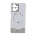 قاب Line Case جیر MagSafe فلزی محافظ لنزدار Xiaomi Redmi Note 12 4G - طوسی